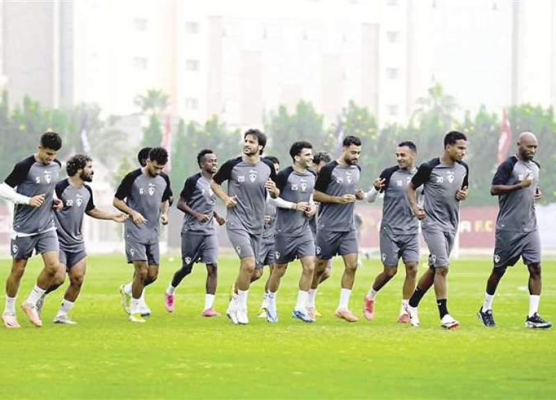 معتمد جمال يرفع الحمل البدني للاعبي الزمالك استعدادًا لمواجهة سوار الغيني