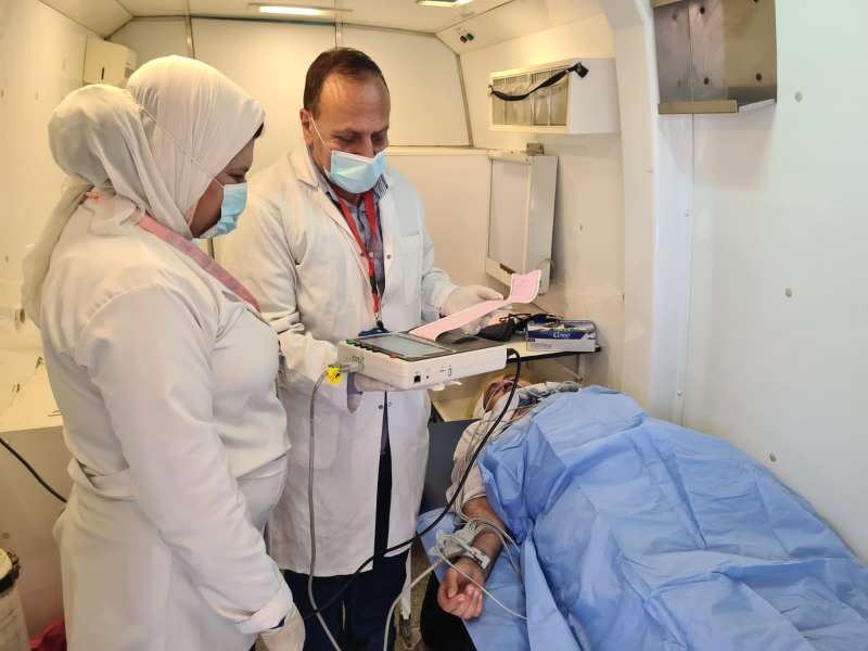 البحيرة: الكشف على 1209 مواطنين خلال قافلة طبية  مجانية بقرية النجاح بالتحرير