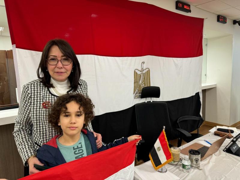 أصغر عضو بالجالية المصرية بأمريكا