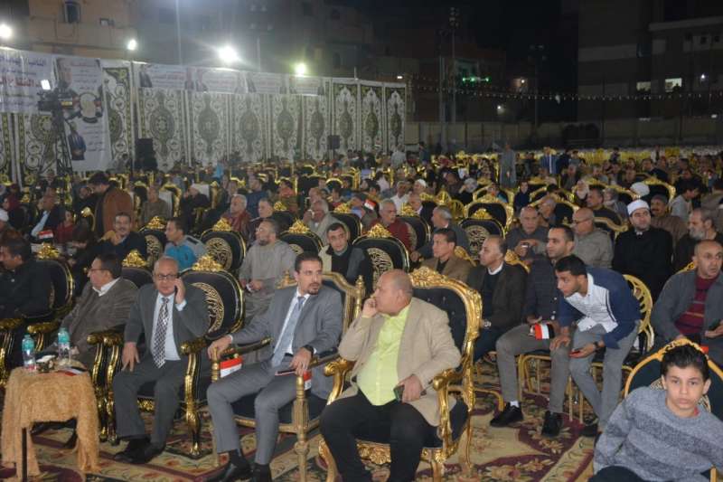 مؤتمر حاشد لدعم وتأييد الرئيس عبدالفتاح السيسي في محافظة الغربية
