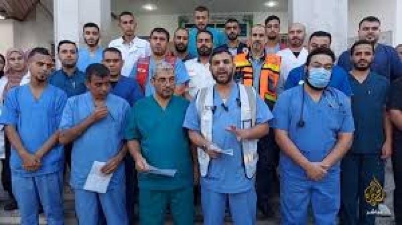 الطواقم الصحية بغزة ... عندما يكون عملهم  بين الحياة والموت
