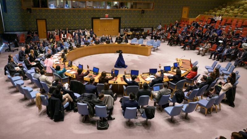 الولايات المتحدة يستخدم” الفيتو” وتمنع مجلس الأمن الدولي من اعتماد قرار يدعو إلى تعليق فوري للأعمال العدائية