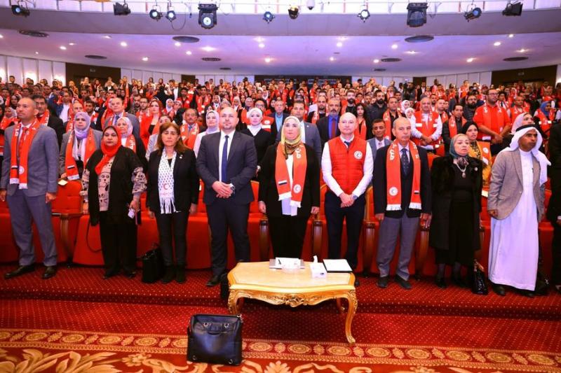 القباج تشهد احتفالية الهلال الأحمر المصري باليوم العالمي للتطوع تحت شعار ”الأمل”