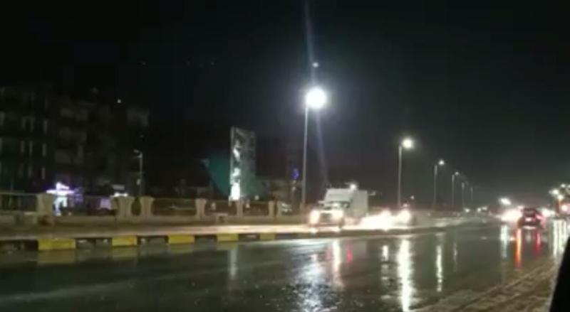 نوة عيد الميلاد.. أمطار غزيرة تضرب مدن وقرى كفر الشيخ