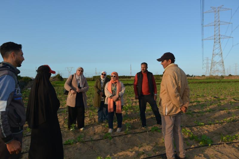 نائب رئيس جامعة كفر الشيخ تتفقد مشروعات زراعية بالمناطق الساحلية المعرضة للتغيرات المناخية
