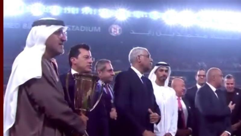 وزير الشباب والرياضة يشكر مجلس أبو ظبي الرياضي علي استضافة سوبر الأبطال المصري