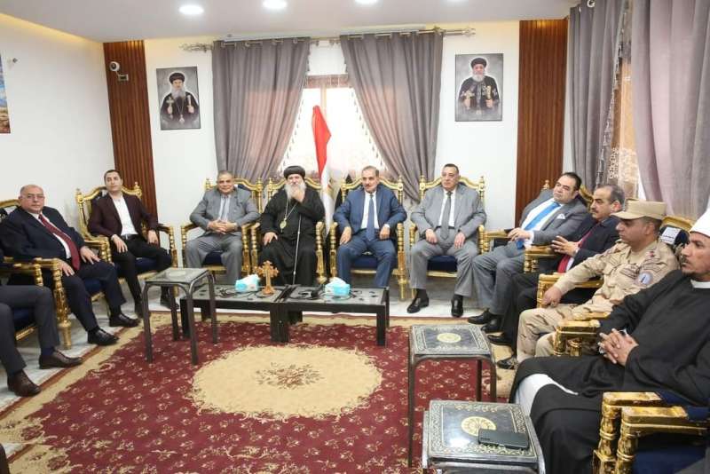 بالصور..محافظ كفرالشيخ يشهد الاحتفالات بعيد الميلاد المجيد بكنيسة مارمينا والبابا كيرلس