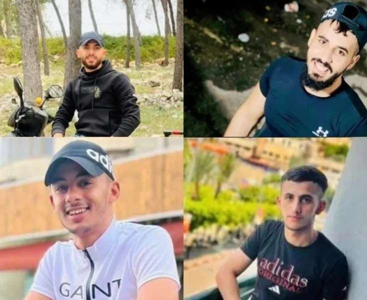 استشهاد 4 فلسطينيين برصاص جيش الاحتلال شمال الضفة الغربية