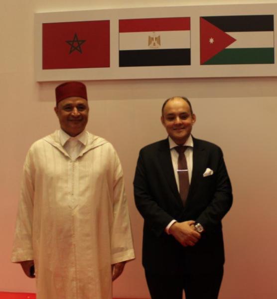 وزير التجارة والصناعة يلتقي نظيره المغربى لبحث سبل تعزيز علاقات التعاون