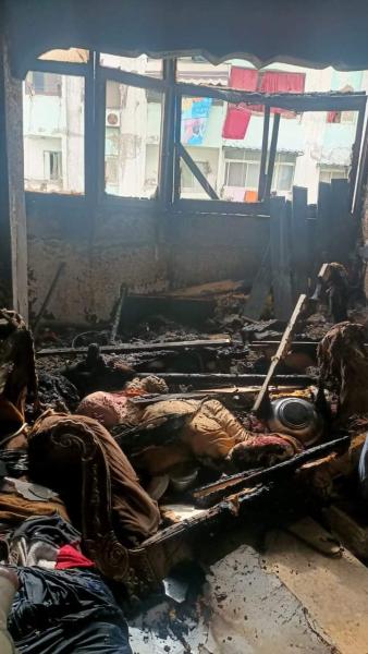 ”دون خسائر بالأرواح.. النيران تلتهم وحدة سكنية ببورسعيد| صور