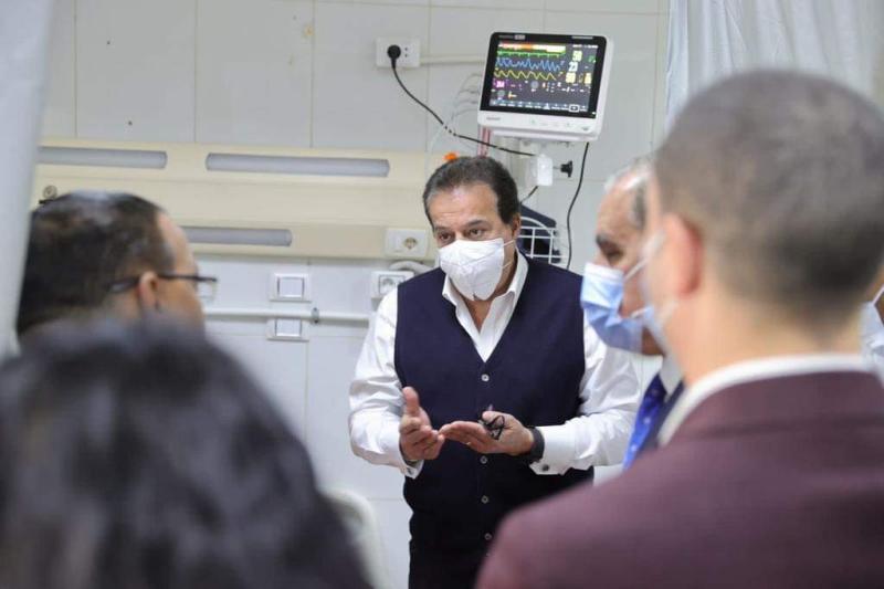 ضمن جولاته الميدانية.. وزير الصحة يتفقد مستشفى كفر الشيخ العام ويوجه بتكثيف العمل بالعيادات المسائية