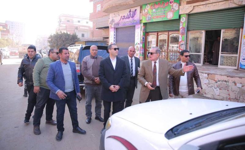 محافظ كفر الشيخ يقود حملة لإزالة الإشغالات بمدينة مسير