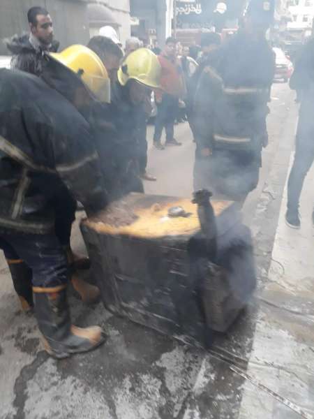 حريق محدود في مولد كهرباء بإحدي فنادق بورسعيد| صور