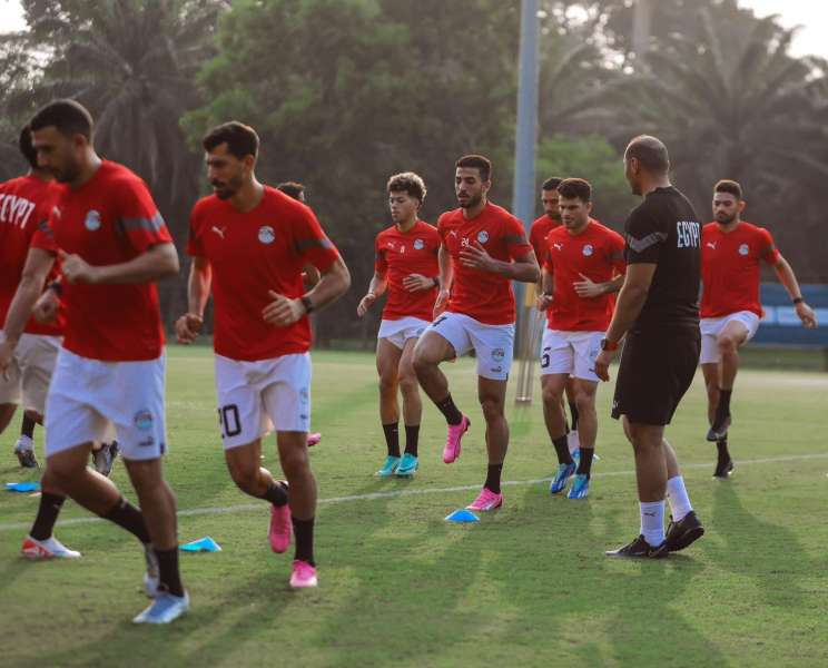 منتخب مصر يواصل تدريباته استعدادًا لمواجهة كاب فيردي