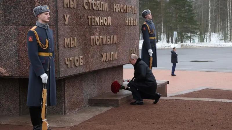 لماذا وقف الرئيس الروسي بوتين متأثرا امام قبر شقيقه فيكتور  ؟