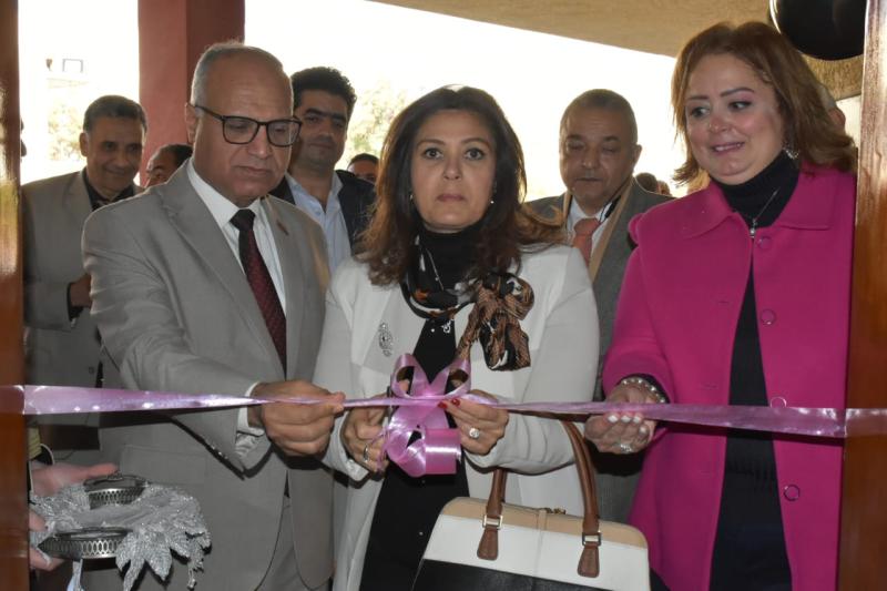 رئيس جامعة السادات تفتتح المتحف التعليمي بكلية السياحة والفنادق