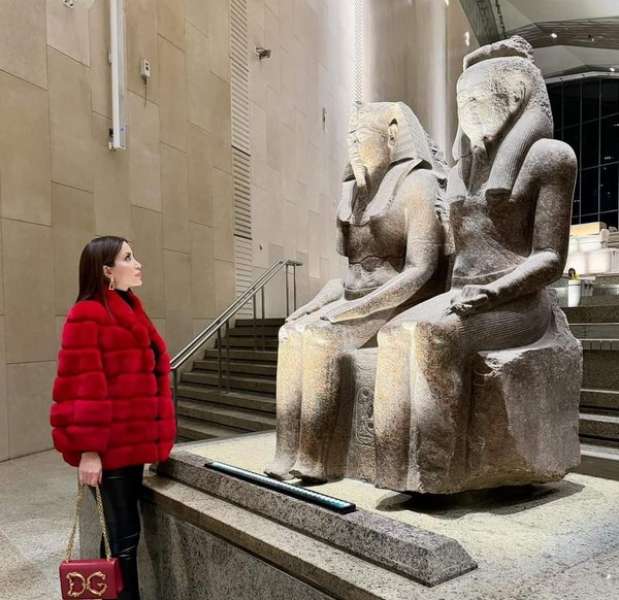نسرين طافش تتغزل بالمتحف المصري