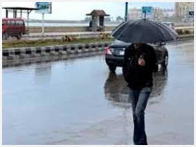 الأرصاد: سقوط أمطار والصغرى في القاهرة تسجل12 درجة