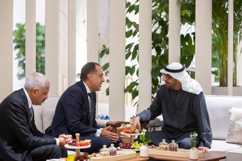 رئيس الإمارات ورئيس الوزراء يبحثان تنمية العلاقات بين البلدين
