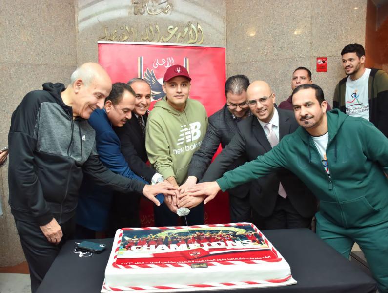 سفارة قطر بالقاهرة تنظم احتفالا بمقر النادي الاهلي بمناسبة اليوم الرياضي للدولة