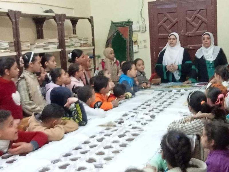 حفاوة بالغة بالبرنامج التثقيفي للطفل بمكتبة المسجد التقوى بمركز طامية بالفيوم