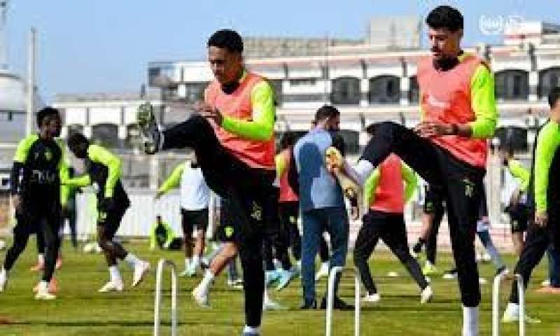 تدريبات بدنية قوية للاعبي الزمالك في مران اليوم الجمعة
