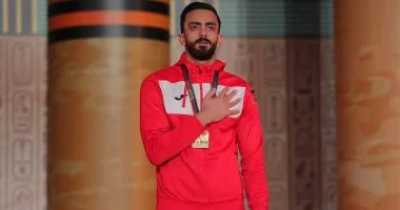 الأردني أحمد أبو السعود يتوج بذهبية حصان الحلق فى كأس العالم للجمباز الفني
