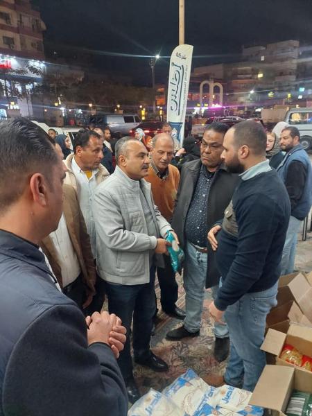 السكرتير العام المساعد لمحافظة المنوفية يتفقد معرض أهلا رمضان بشارع بورسعيد بمنوف