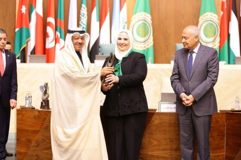 جامعة الدول العربية تكرم وزيرة التضامن الاجتماعي في اليوم العربي للاستدامة.. والقباج تلقى كلمة حول التنمية المستدامة والعادلة