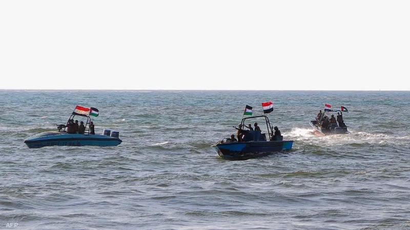 حركة سفن في البحر الاحمر قبالة سواحل اليمن