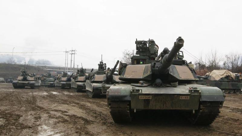 دبابة ابرامز الامريكية المدمرة في افدييفكا