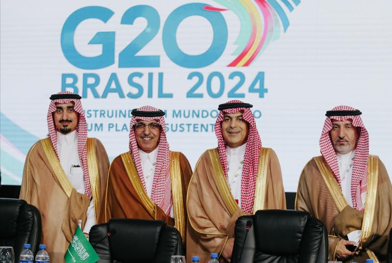 وزير المالية السعودي يختتم مشاركته في الاجتماع الأول ‏لوزراء المالية ومحافظي البنوك المركزية لمجموعة العشرين