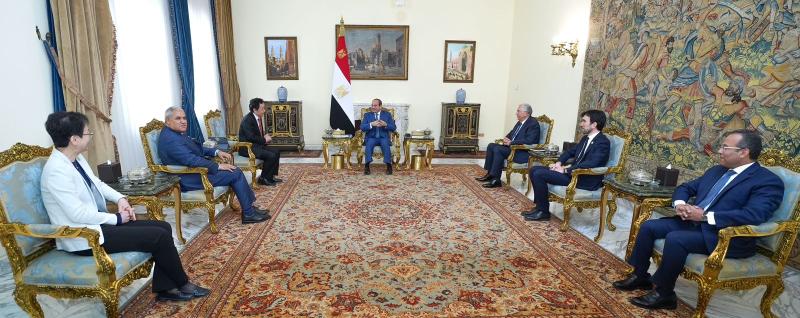 الرئيس السيسي: مصر تسعى إلى تجاوز التحدي الخاص بأزمة الغذاء العالمية بشكل جذري