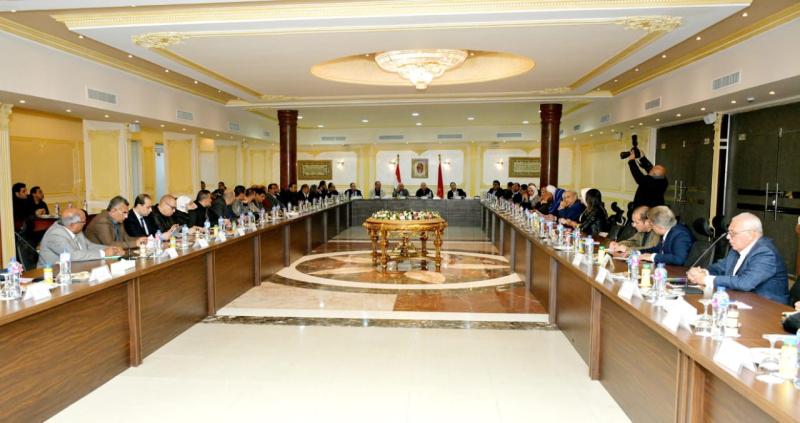 محافظ بورسعيد يستقبل أعضاء لجنة الطاقة والبيئة بمجلس النواب