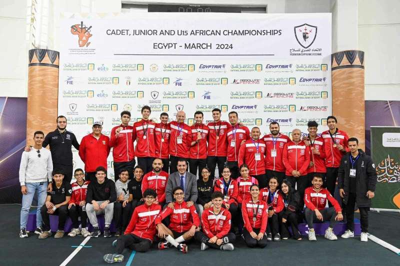 بعد إضافة 10 ميداليات جديدة.. مصر تواصل تصدر البطولة الأفريقية للسلاح للناشئين والشباب بالقاهرة