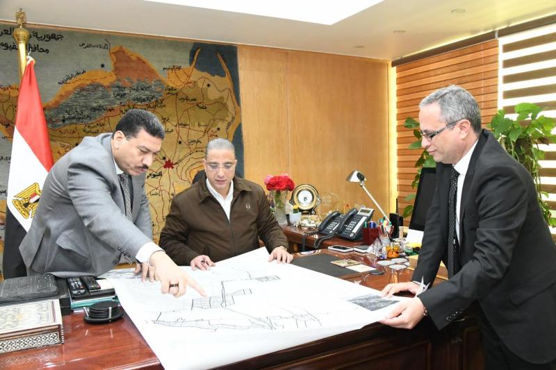 محافظ الفيوم يعتمد المخطط الاستراتيجي لمدينة يوسف الصديق