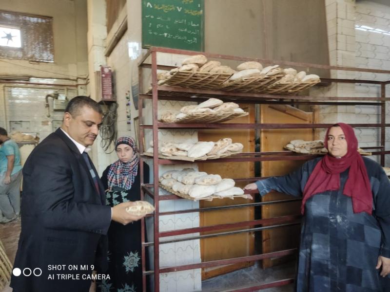 المنوفية : حملة تفتيشية علي المخابز لمتابعة جودة رغيف الخبز المدعم ووزنة بأشمون