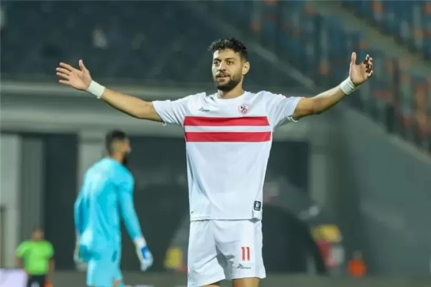 مصطفى شلبي رجل مباراة الزمالك والاتحاد السكندري