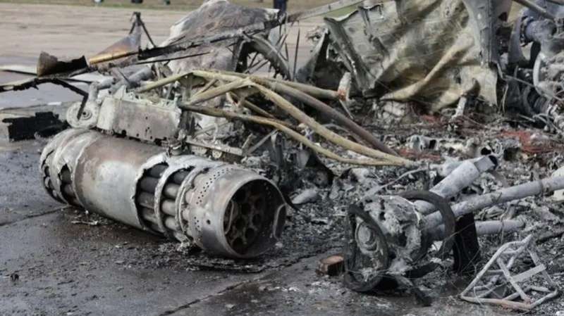 اثار الانفجارات في الاقليم الانفصالي بملدوفا