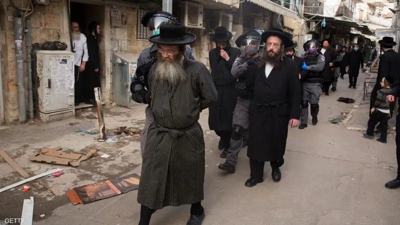 صورة لليهود الحريدم المتطرفين في تل ابيب