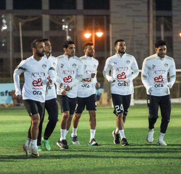منتخب مصر يواصل تدريباته استعدادا لمواجهة كرواتيا في نهائي كأس عاصمة مصر