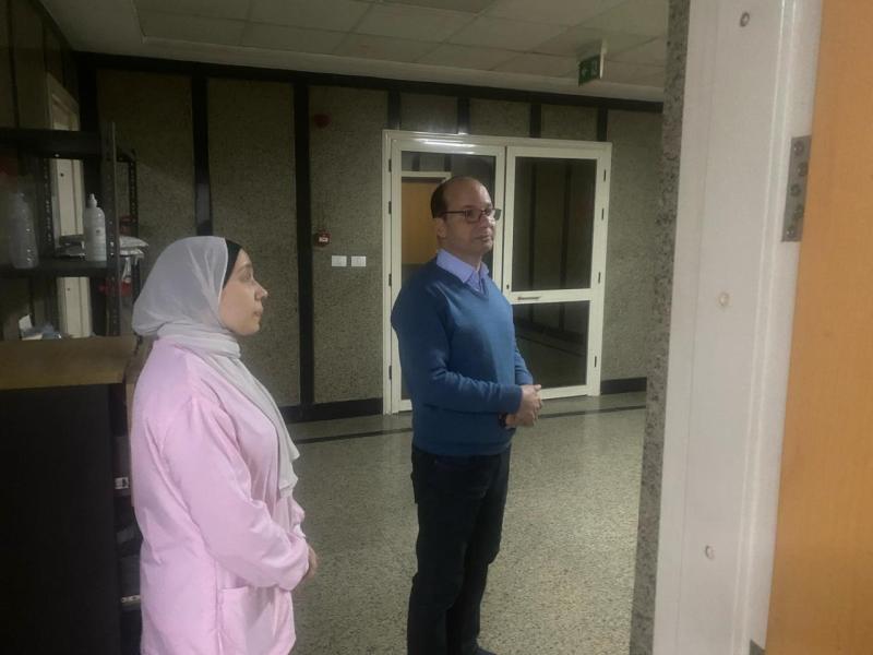 وكيل وزارة الصحة يجري جولة مرورية مفاجئة لمستشفي أبو المنجا