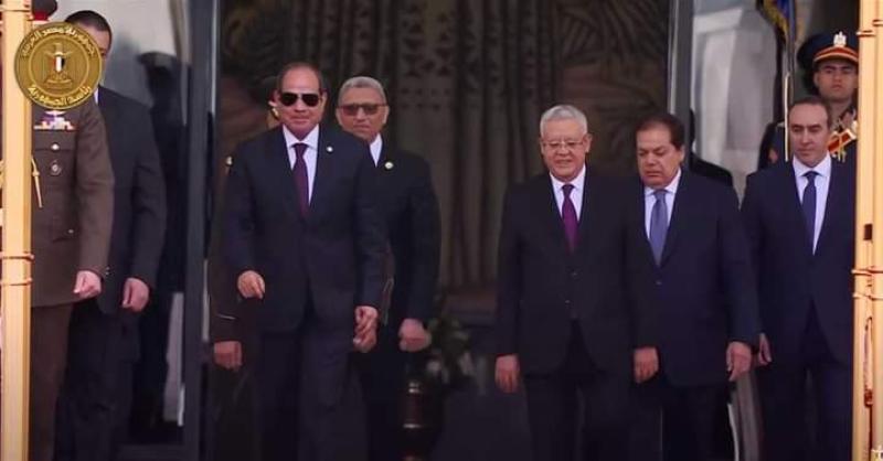 وصول الرئيس السيسي إلى مقر البرلمان لحلف اليمين الدستورية لفترة رئاسية جديدة