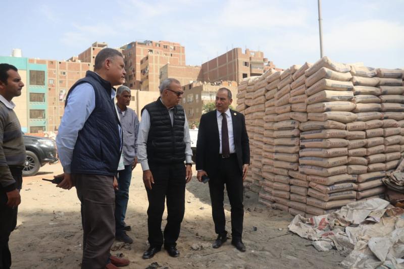 محافظ القليوبية يتفقد أعمال إنشاء مجمع خدمي بميت نما بمدينة شبرا الخيمة