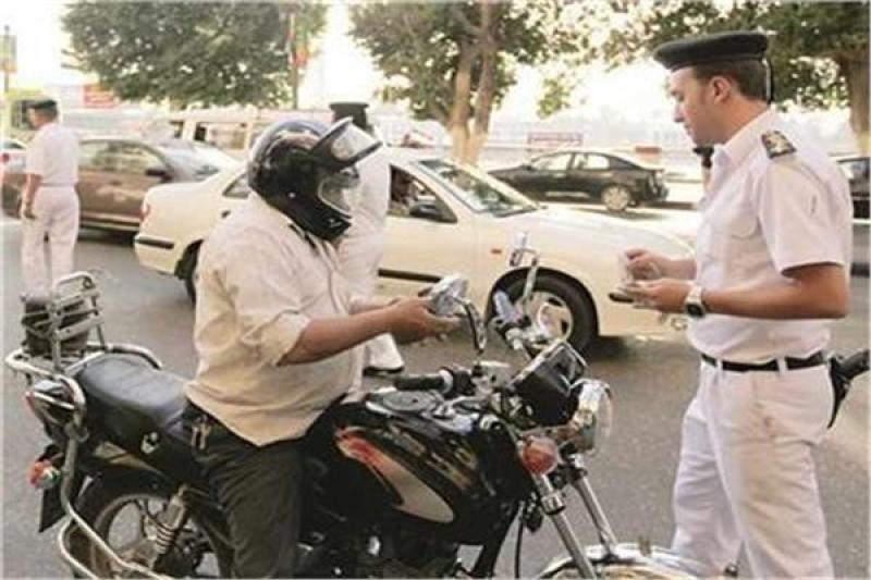 ضبط 505 مخالفة لقائدي الدراجات النارية في القاهرة والمحافظات