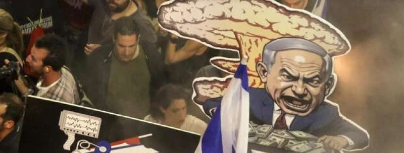 مظاهرات في تل أبيب تدعو لاستقالة نتنياهو 