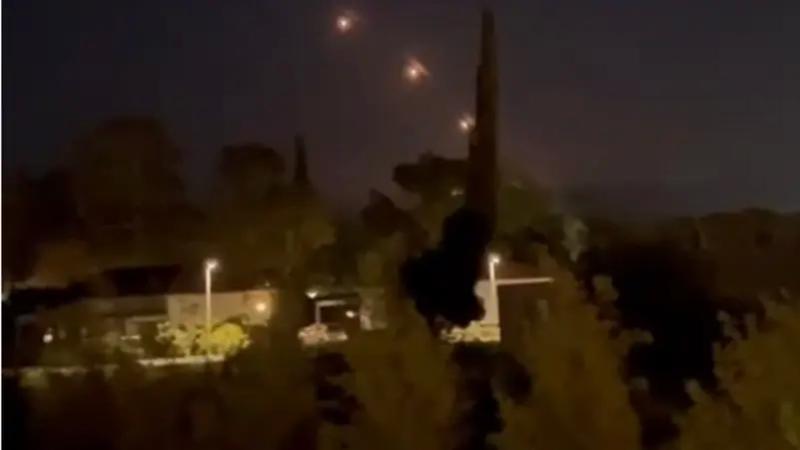 صورة لصواريخ حزب الله في شمالي اسرائيل