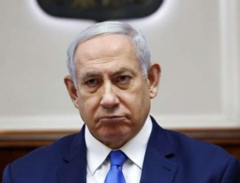 رئيس وزراء إسرئيل المتطرف نتنياهو 