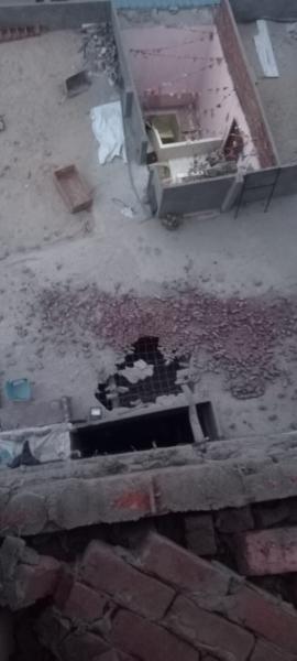 إصابة شخصين بحادث سقوط حائط من عقار علي عقار مجاور له بشبرا الخيمة