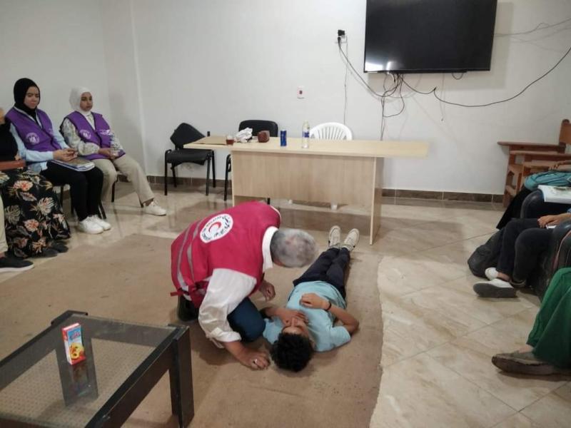 دورات تدريبية عن الإسعافات الأولية وطرق التعامل مع المصابين بمدينتي العاشر من رمضان والحسينية